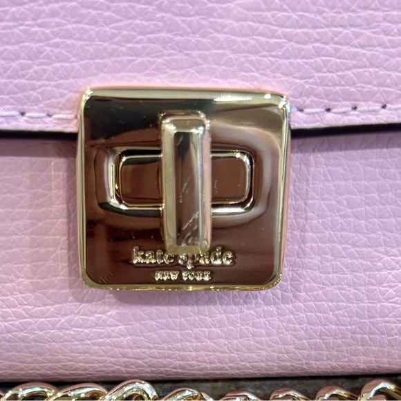 NWT Kate Spade Phoebe Turnlock Mini Crossbody Purse In Pink Horizon - Picture 3 of 8